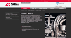 Desktop Screenshot of aksteel.de